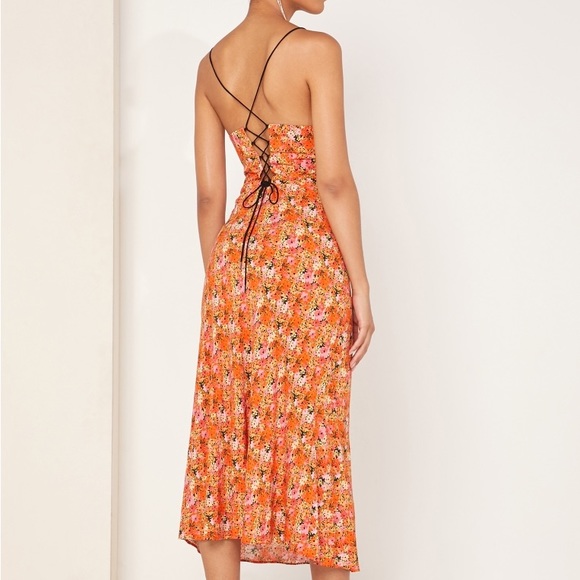 Finders Keepers Floral Plunge Dress - Picture 12 of 12